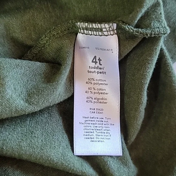 Carter's long sleeve graphic tee with hood - Picture 6 of 6